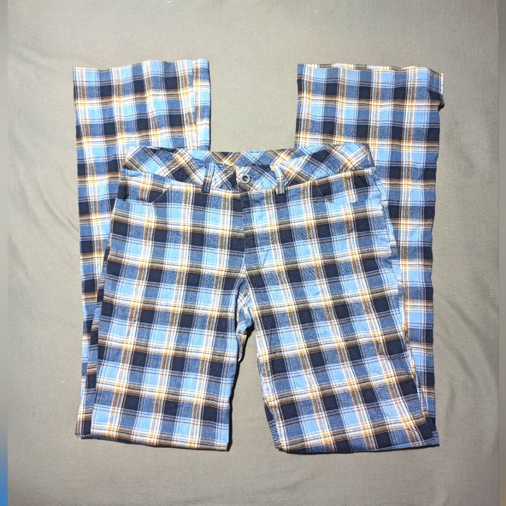 Pelican Cove retro plaid pants